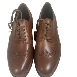 Coach Brown Wing Derby Dress Shoes Size 7d